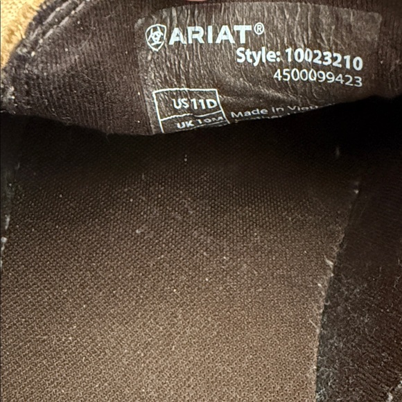 Ariat Men's Tan Slip-On Loafers - Picture 6 of 8